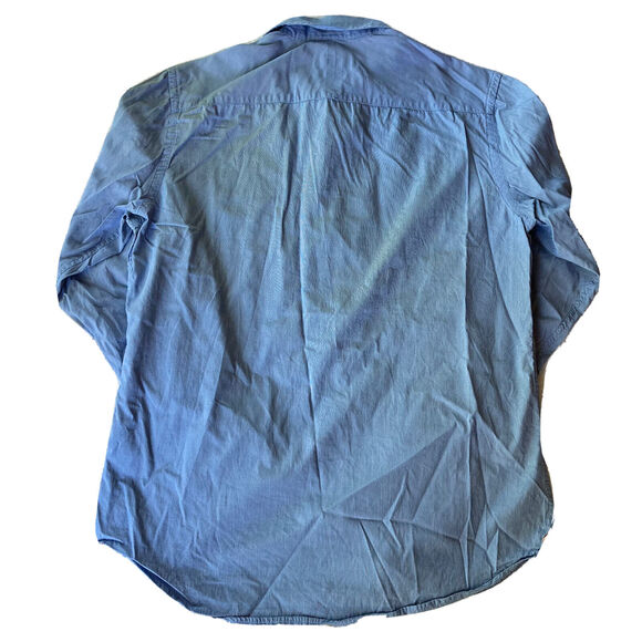 Atlas Design Shirt Sz 40 15 3/4 Dress Tailored Fit Orange Blue Career Work Mens - Picture 6 of 9